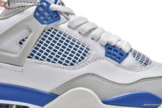 MaikeSneakers Blue Jordan Air 4 (2012) Military 308497-105 Retro 0803